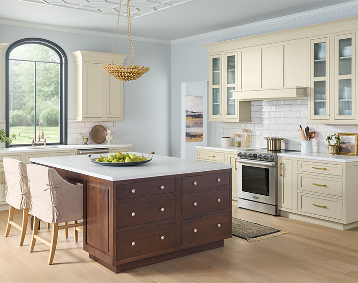 Kitchen display at Kiba studios in Ramsey, MN