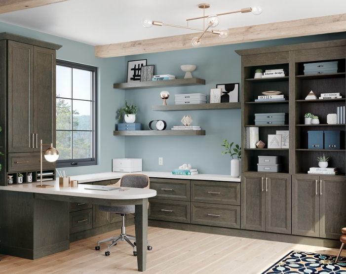 Custom cabinetry in a bar